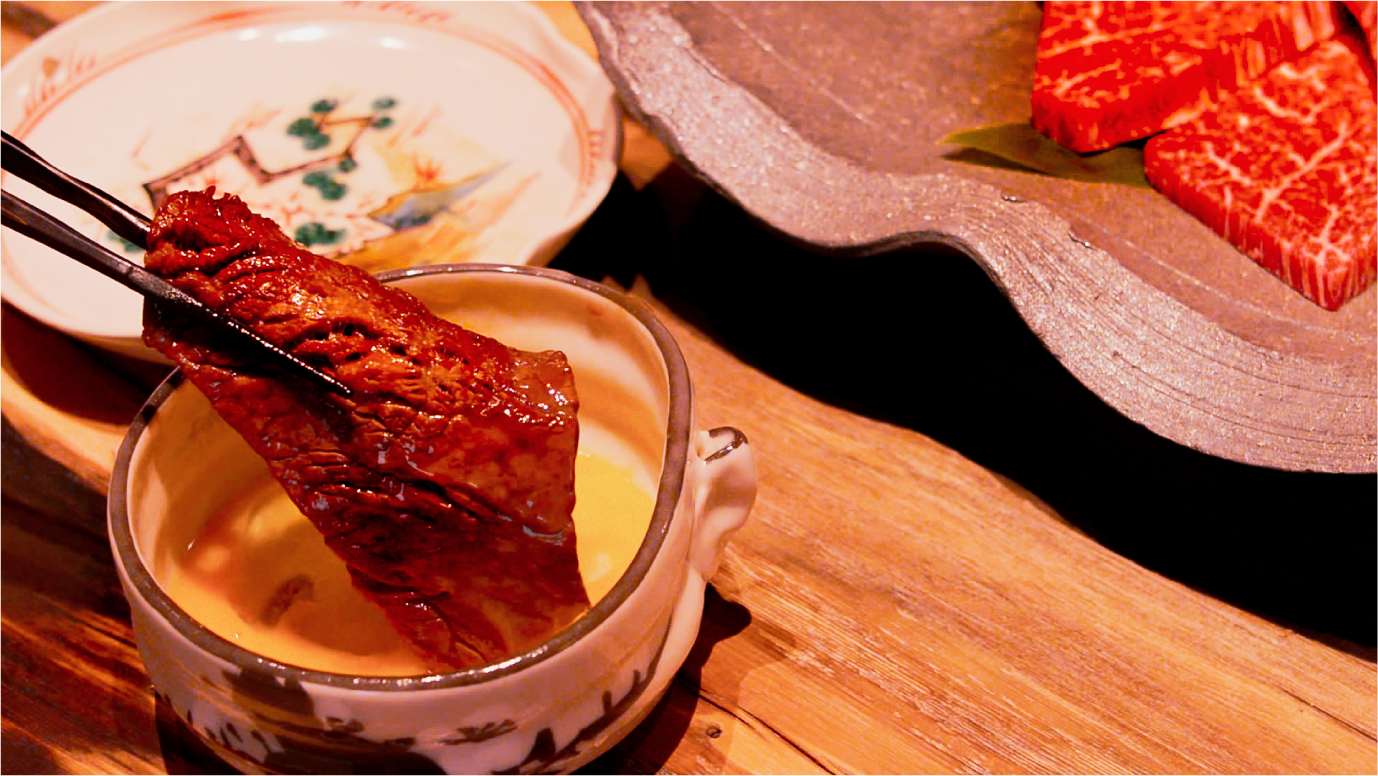 フィレ肉の寿き焼き